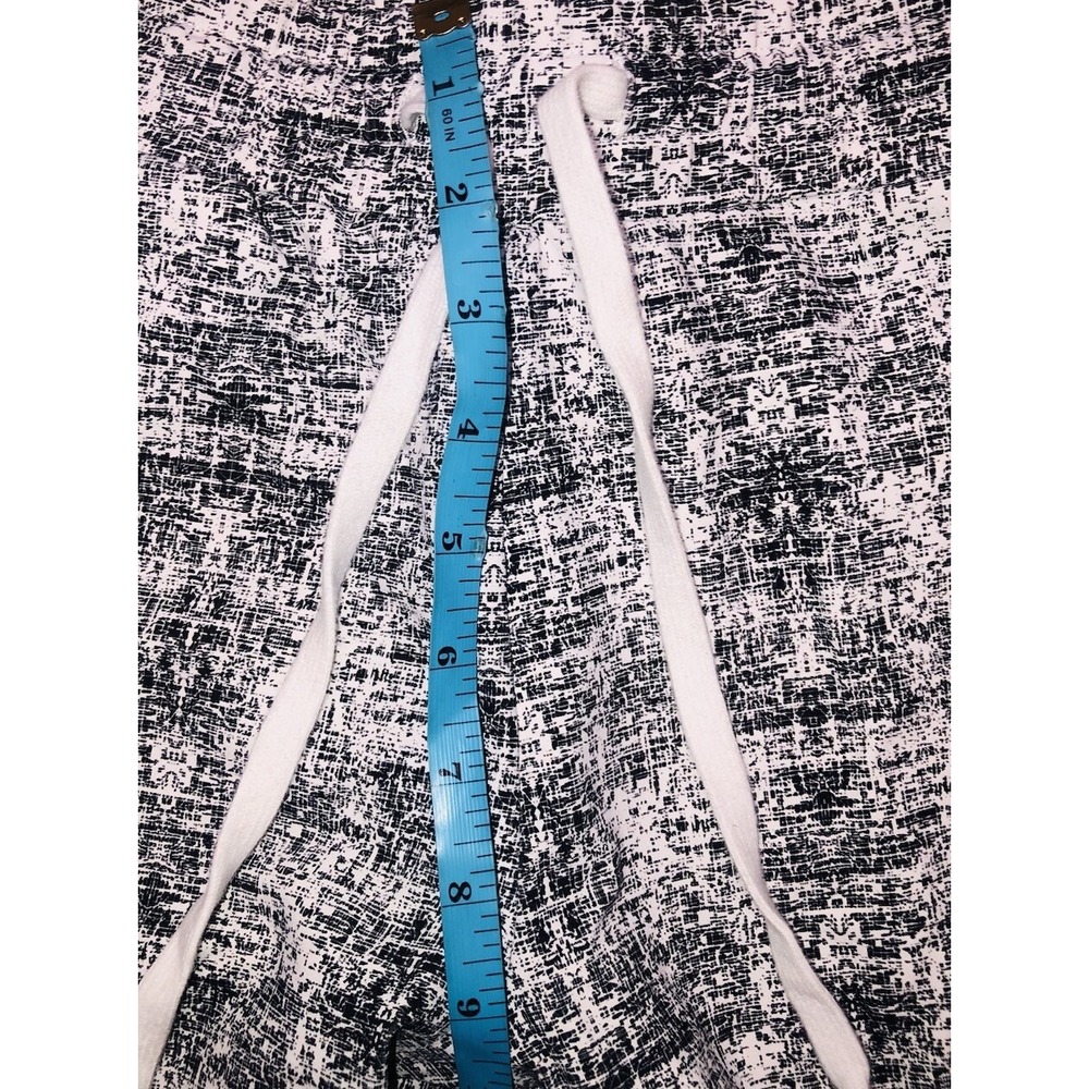 Buff Bunny Joggers Women's L White Black Print Tapered Stretch Lightweight - Picture 7 of 9